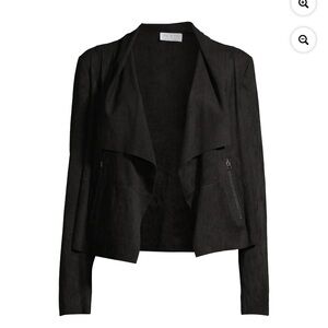 Sofia Jeans by Sofia Vergara Women's Faux Suede Moto Jacket